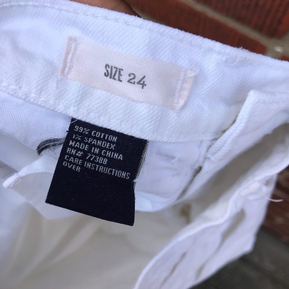 Madewell Skinny Skinny White Stretch Denim Jeans - Picture 11 of 11